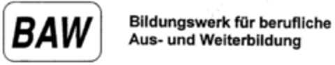 BAW  Bildungswerk für berufliche Aus- und Weiterbildung Logo (DPMA, 28.08.1995)
