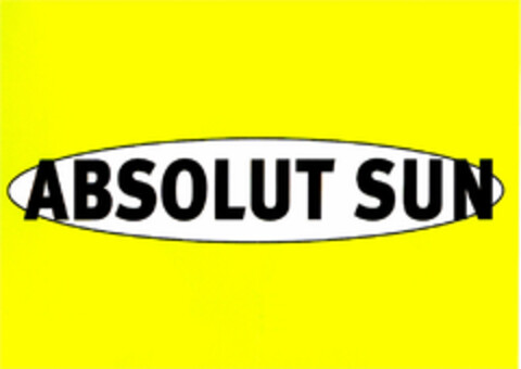 ABSOLUT SUN Logo (DPMA, 24.04.1998)