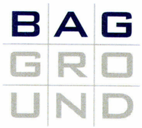 BAGGROUND Logo (DPMA, 12.06.1998)