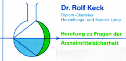 Dr. Rolf Keck Beratung zu Fragen der Arzneimittelsicherheit Logo (DPMA, 16.06.1999)