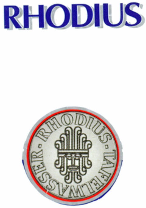 RHODIUS TAFELWASSER Logo (DPMA, 11/06/1999)