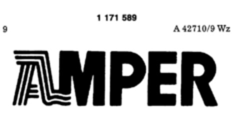 AMPER Logo (DPMA, 25.03.1987)