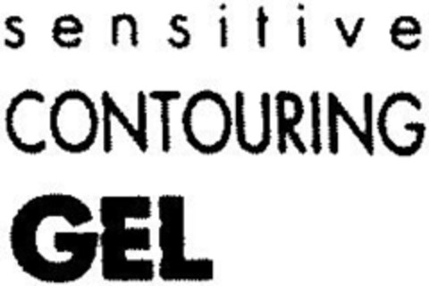 sensitive CONTOURING GEL Logo (DPMA, 31.12.1992)