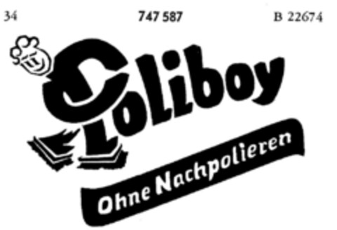 Poliboy Ohne Nachpolieren Logo (DPMA, 06/21/1960)