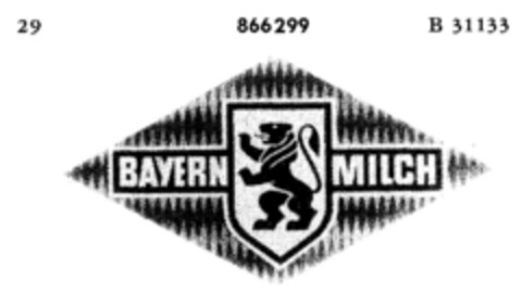 BAYERN MILCH Logo (DPMA, 03/24/1964)