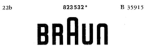 BRAUN Logo (DPMA, 05/12/1966)