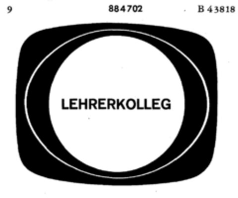 LEHRERKOLLEG Logo (DPMA, 29.01.1970)