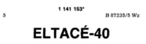 ELTACE-40 Logo (DPMA, 28.04.1989)