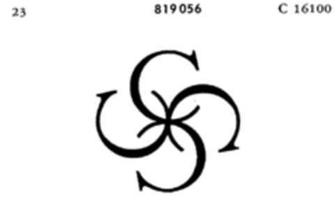 819056 Logo (DPMA, 05/22/1965)