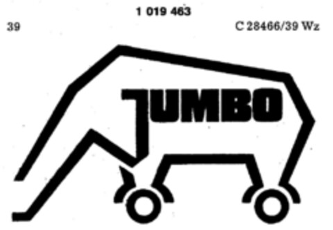 JUMBO Logo (DPMA, 15.06.1979)