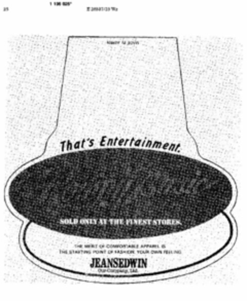 That`s Entertainment Roomy Basic Logo (DPMA, 03/16/1987)