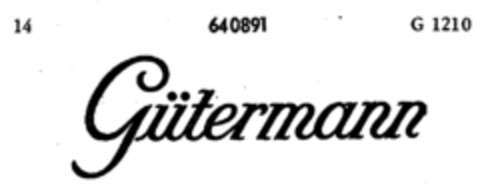 Gütermann Logo (DPMA, 29.11.1950)