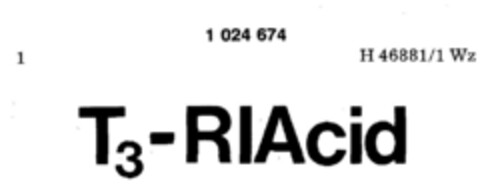 T3-RIAcid Logo (DPMA, 12.12.1979)