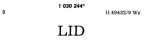 LID Logo (DPMA, 10.12.1981)