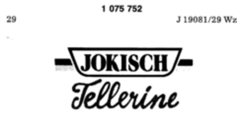 JOKISCH Tellerine Logo (DPMA, 05.04.1984)