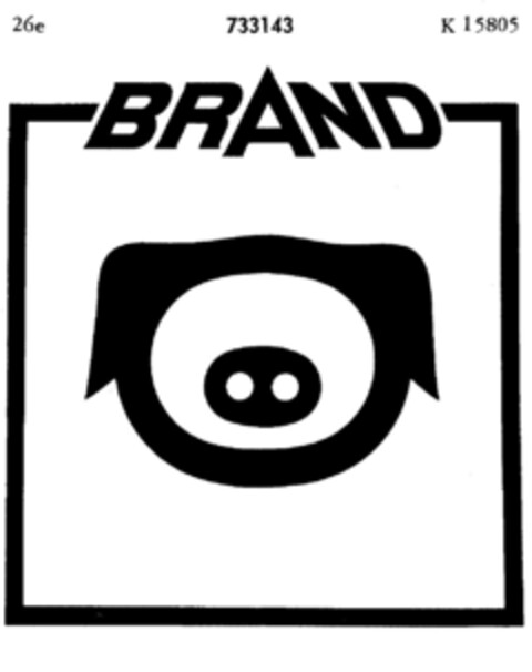 BRAND Logo (DPMA, 17.02.1959)