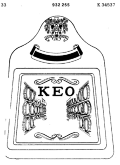 KEO Logo (DPMA, 08.05.1973)