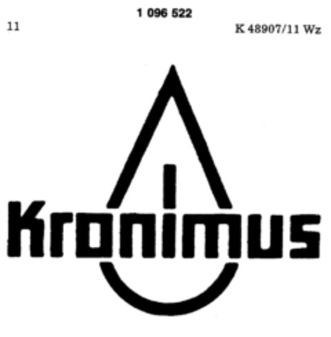 Kronimus Logo (DPMA, 12/19/1985)