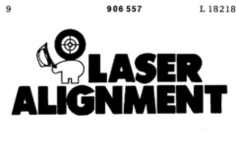LASER ALIGNMENT Logo (DPMA, 31.01.1972)