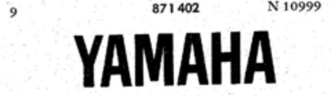 YAMAHA Logo (DPMA, 14.05.1968)