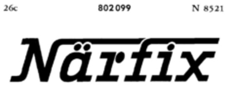 Närfix Logo (DPMA, 07/19/1963)