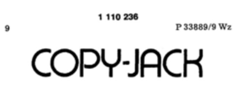 COPY-JACK Logo (DPMA, 15.05.1986)