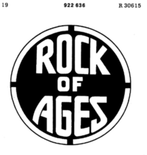 ROCK of AGES Logo (DPMA, 10/18/1973)