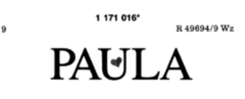 PAULA Logo (DPMA, 08/21/1990)