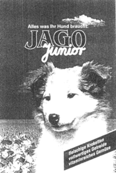 Alles was Ihr Hund braucht: JAGO Junior Logo (DPMA, 31.05.1994)