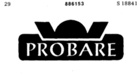 PROBARE Logo (DPMA, 01.06.1966)