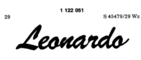 Leonardo Logo (DPMA, 06.10.1987)