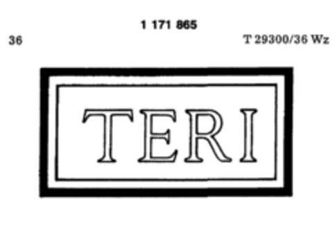 TERI Logo (DPMA, 16.08.1989)