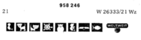 WELTWEIT Logo (DPMA, 05/31/1975)