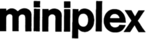 miniplex Logo (DPMA, 20.08.1988)
