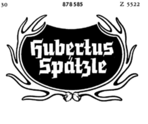 Hubertus Spätzle Logo (DPMA, 02.02.1970)