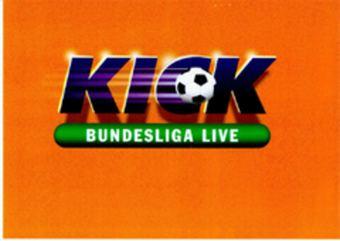 KICK BUNDESLIGA LIVE Logo (DPMA, 03.07.2000)
