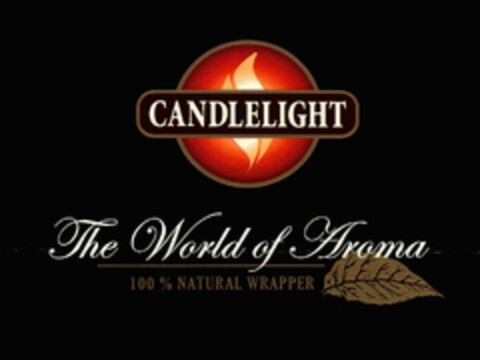 CANDLELIGHT The World of Aroma 100% NATURAL WRAPPER Logo (DPMA, 03.09.2009)