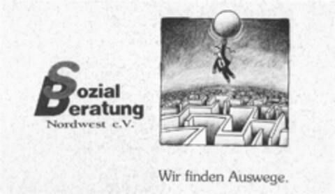 Sozial Beratung Nordwest e.V. Wir finden Auswege. Logo (DPMA, 26.10.2009)