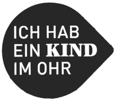 ICH HAB EIN KIND IM OHR Logo (DPMA, 06.09.2010)