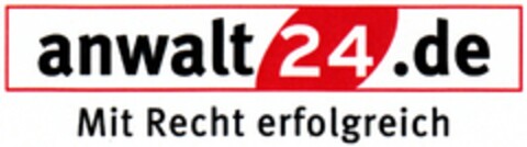 anwalt24.de Mit Recht erfolgreich Logo (DPMA, 24.07.2013)