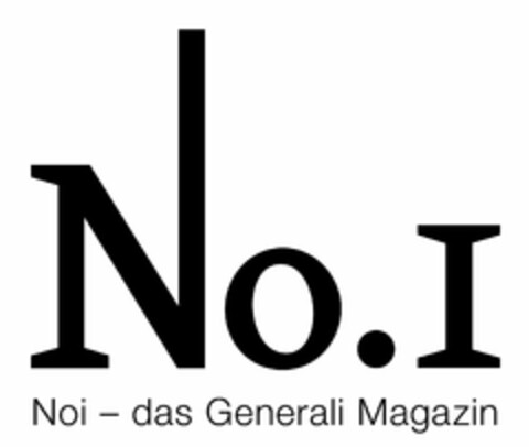 No. I Noi - das Generali Magazin Logo (DPMA, 10.01.2020)
