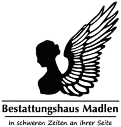 Bestattungshaus Madlen In schweren Zeiten an Ihrer Seite Logo (DPMA, 01/03/2023)