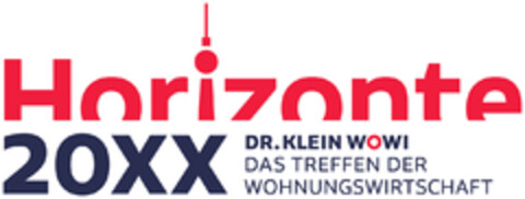 Horizonte 20XX DR. KLEIN WOWI DAS TREFFEN DER WOHNUNGSWIRTSCHAFT Logo (DPMA, 04/18/2023)