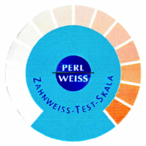 PERLWEISS  ZAHNWEISS-TEST-SKALA Logo (DPMA, 02.09.2002)