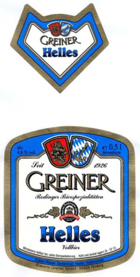 Greiner Helles Logo (DPMA, 09.05.2006)