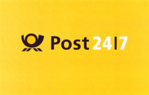 Post 24/7 Logo (DPMA, 14.09.2007)