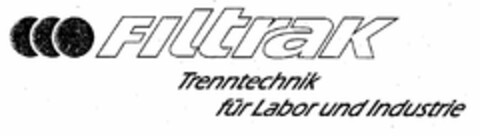 Filtrak Trenntechnik für Labor und Industrie Logo (DPMA, 18.08.1995)