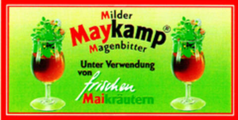 Milder Maykamp Magenbitter Unter Verwendung von frischen Maikräutern Logo (DPMA, 14.11.1995)