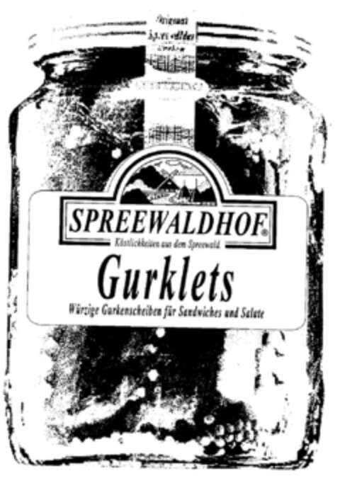 SPREEWALDHOF Gurklets Logo (DPMA, 10.06.1998)