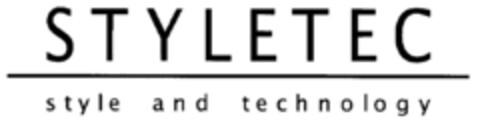 STYLETEC style and technology Logo (DPMA, 19.01.1999)